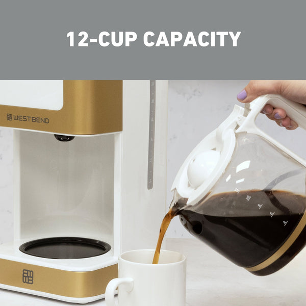 West Bend Timeless 12 Cup Hot & Iced Coffee Maker - West Bend