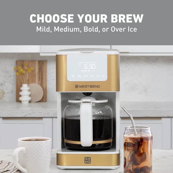 West Bend Timeless 12 Cup Hot & Iced Coffee Maker - West Bend
