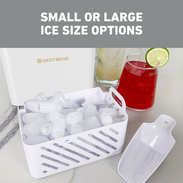 West Bend Timeless Countertop Bullet Ice Maker - West Bend