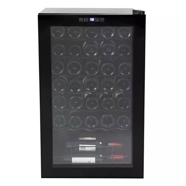 West Bend Wine Cooler, 34 Bottle Capacity, in Black - West Bend