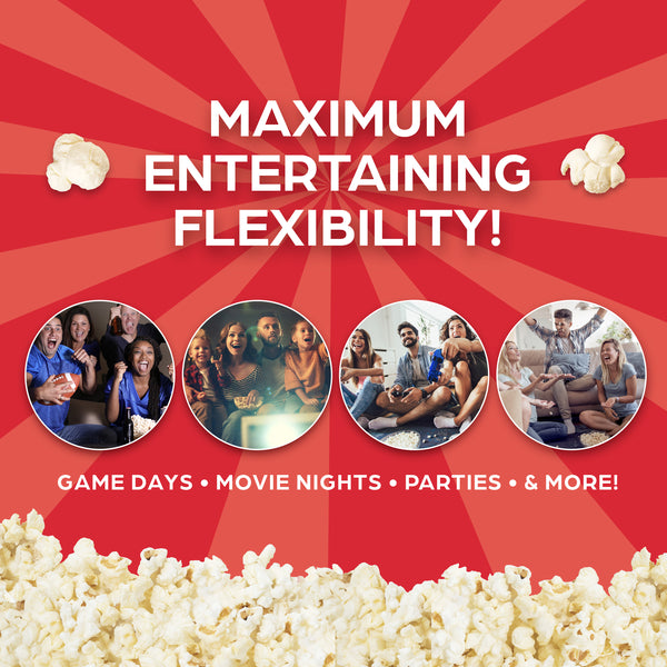 West Bend Theater Crazy Stirring Oil Popcorn Maker, 4 Qt. Capacity