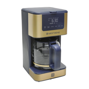 West Bend Timeless 12 Cup Hot & Iced Coffee Maker, in Slate Blue