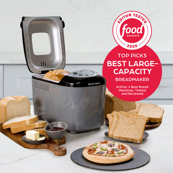 West Bend Hi-Rise Bread Maker with 12 Preset Digital Controls