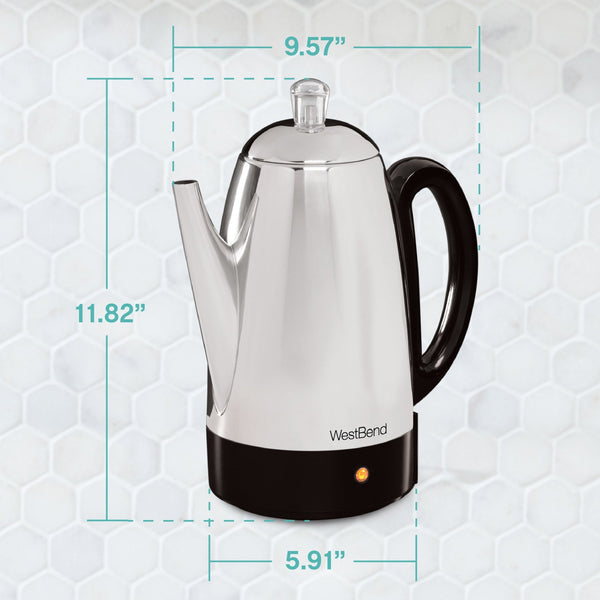 West Bend 12-Cup Coffee Percolator - West Bend