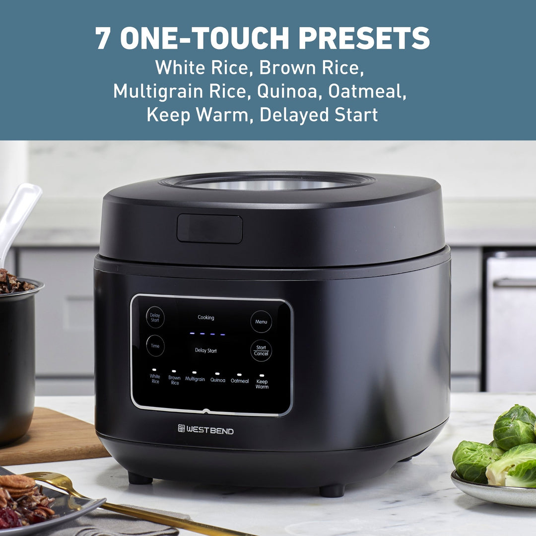 West Bend 12 Cup MultiFunction Rice Cooker, in Black (RCWB2LBK13)