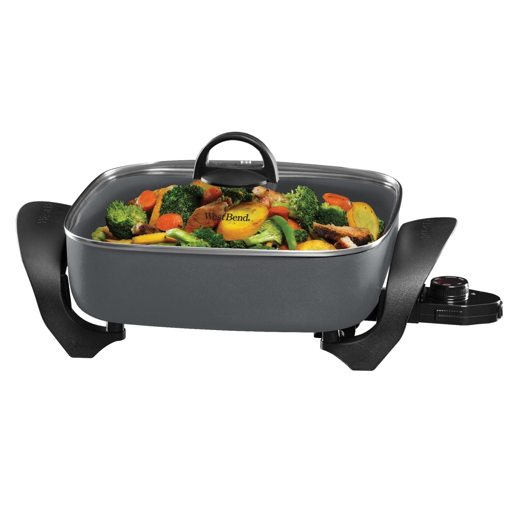 Continental 6 inch Electric Skillet Black, 6 Inch - Food 4 Less