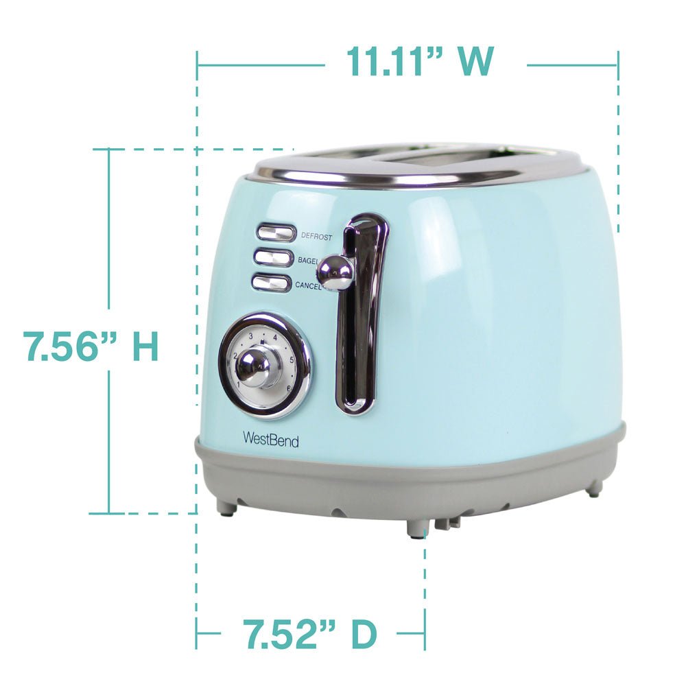  Toaster 2 Slice, Retro Small Toaster with Bagel, Cancel,  Defrost Function, Extra Wide Slot Compact Stainless Steel Toasters for  Bread Waffles,Green: Home & Kitchen