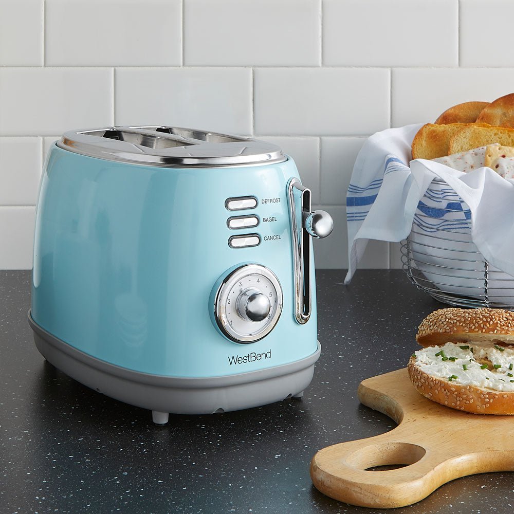 Double sided toaster retro toaster with high lift lever breakfast