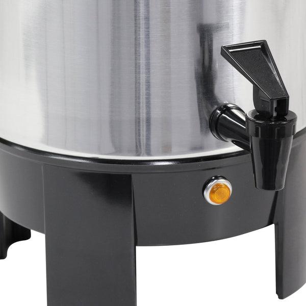 West Bend Polished Aluminum Coffee Urn, CU0042PA23, Silver, 42 Cup - West Bend