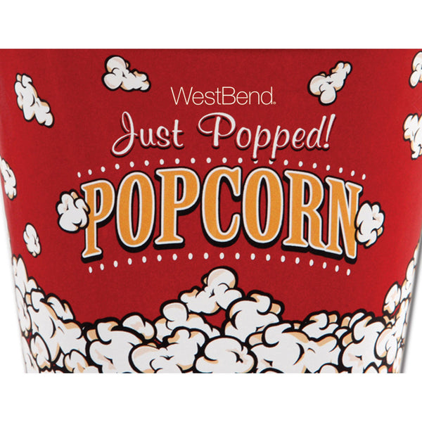 West Bend Reusable Plastic Theater Popcorn Bucket, 3 Qt. - West Bend