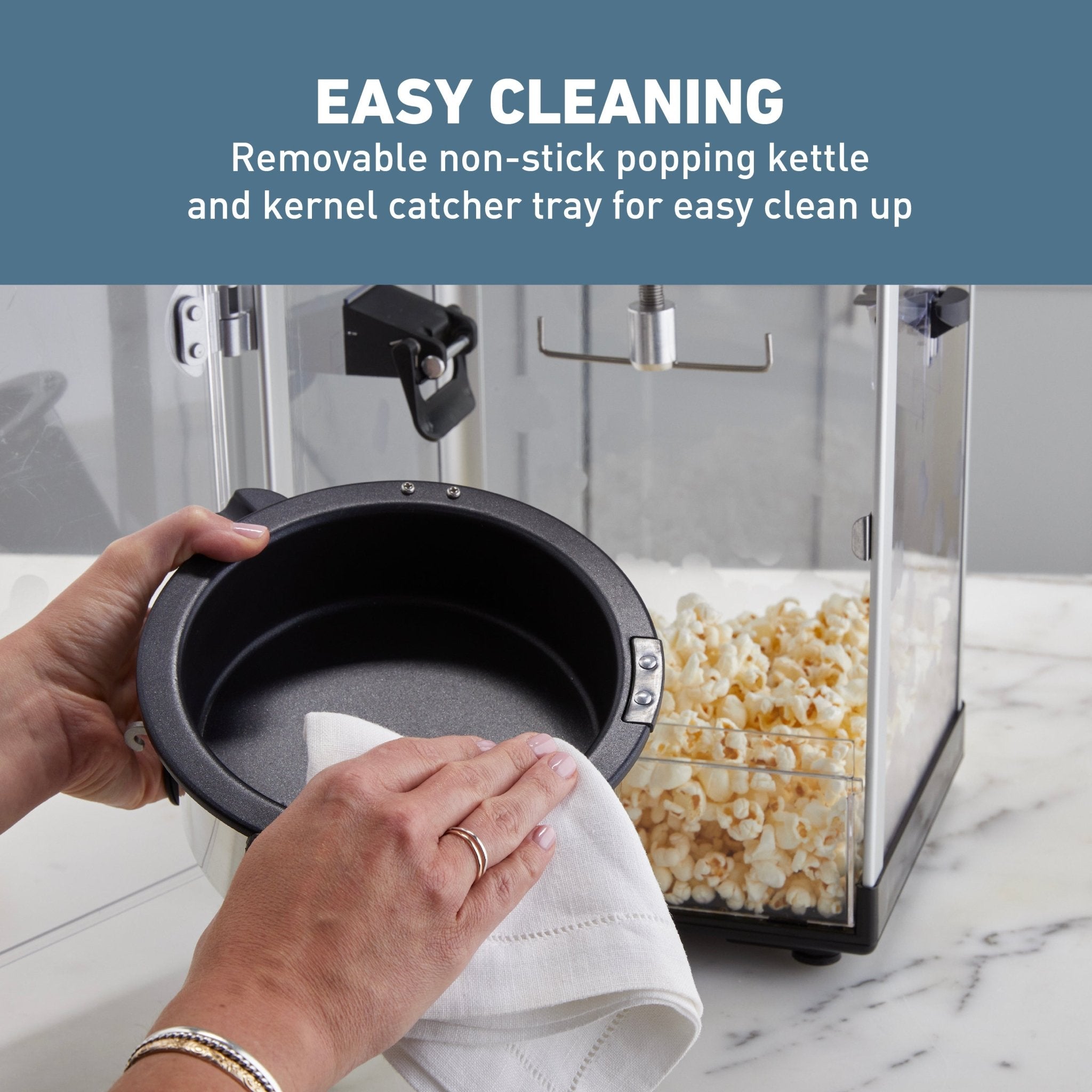 How to clean your Popcorn Machine (Kettle Cleaner) 