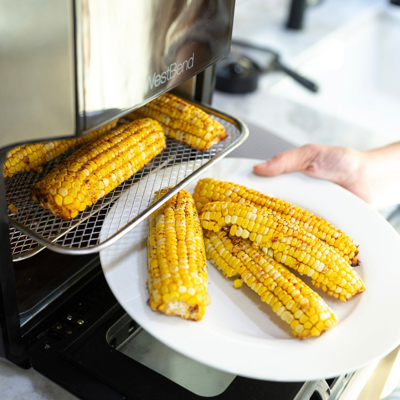 West Bend XL Digital Air Fryer Oven with 10 Presets and 6 Functions, 12